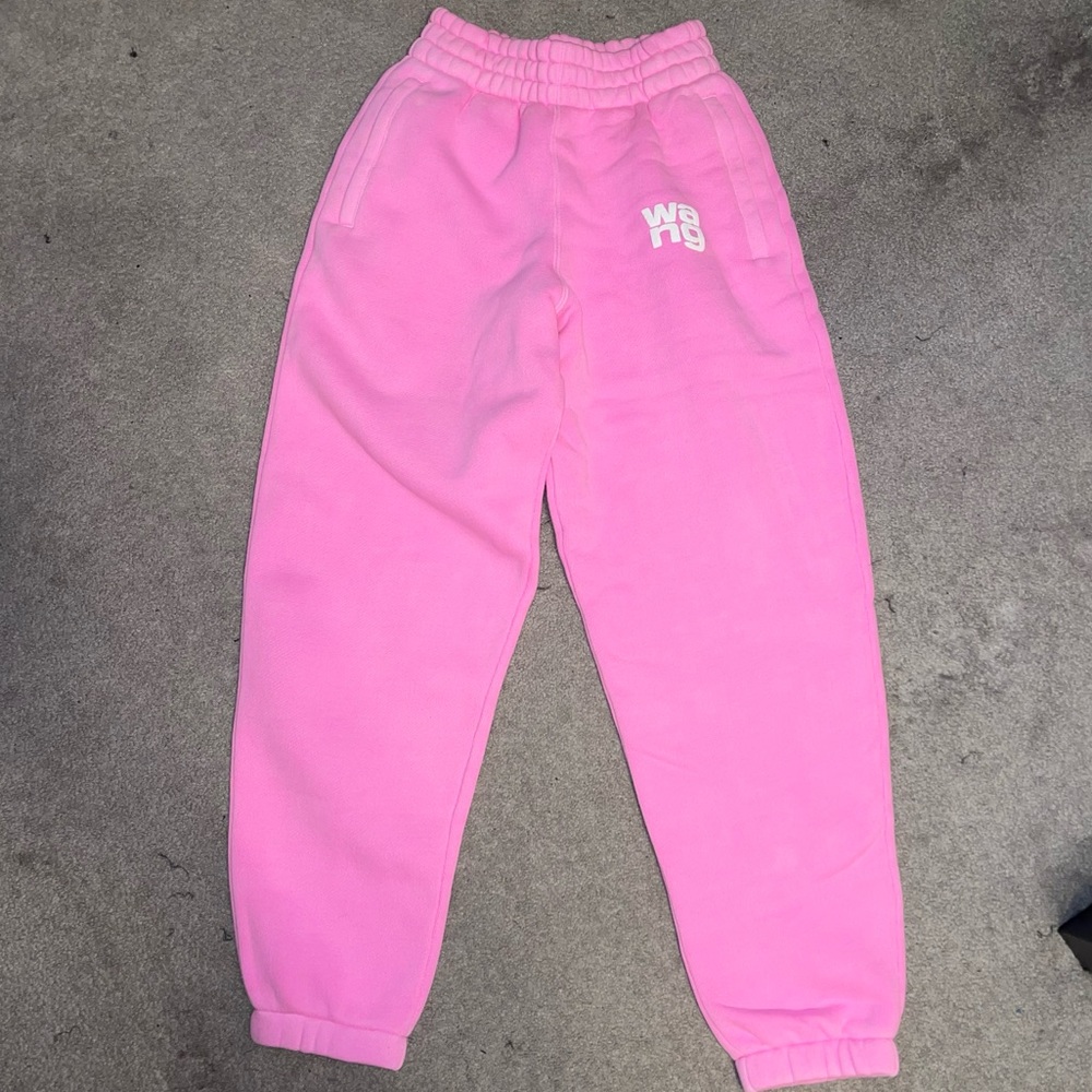 Alexander Wang Puff Logo Sweatpants - Structured Terry